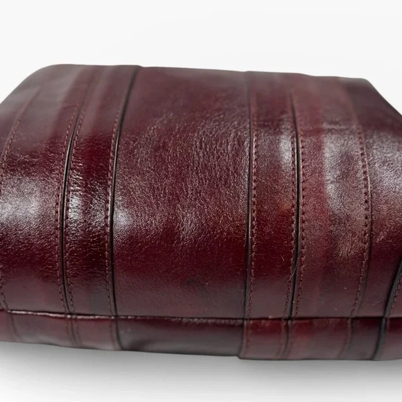 Etienne Aigner Deep Burgundy Hobo Bag - Picture 4 of 6
